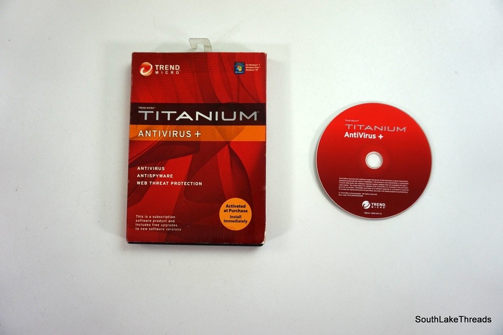 Trend Micro Titanium 2010 Antivirus + Security 1 PC 1 Year