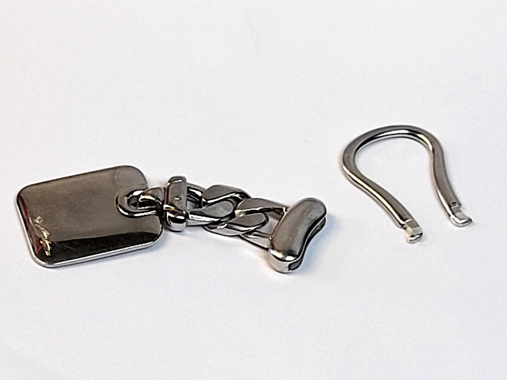 Signed Pedro Duran Spain SOLID REAL Sterling Silver 925 Keychain