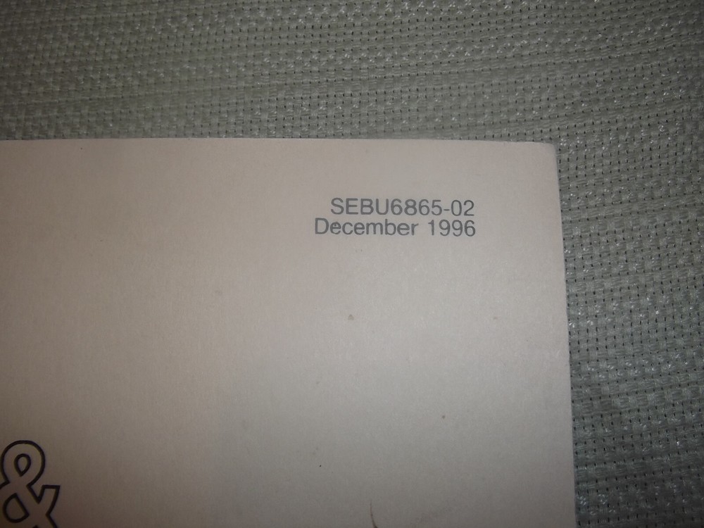 CAT CATERPILLAR TH62 TH63 TH82 TH83 TELEHANDLER OPERATION & MAINTENANCE MANUAL