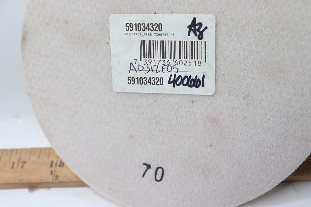 Electroplated Polishing Disc 70 Grit 7" 591034320