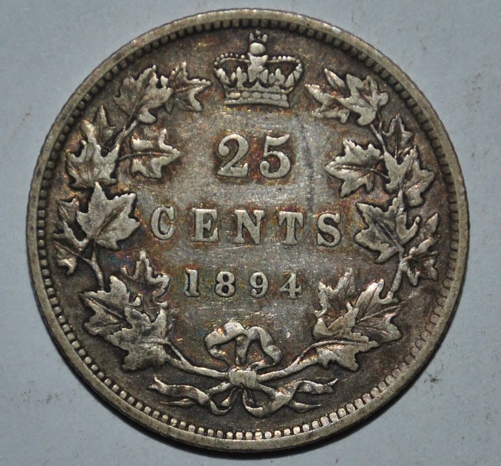 1894 CANADA 25 Cents {{{{4668