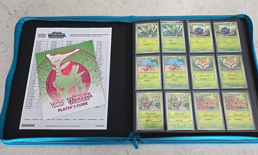 POKÉMON Temporal Forces Complete Base Set w/ Reverse Holo + Binder - 311 Cards