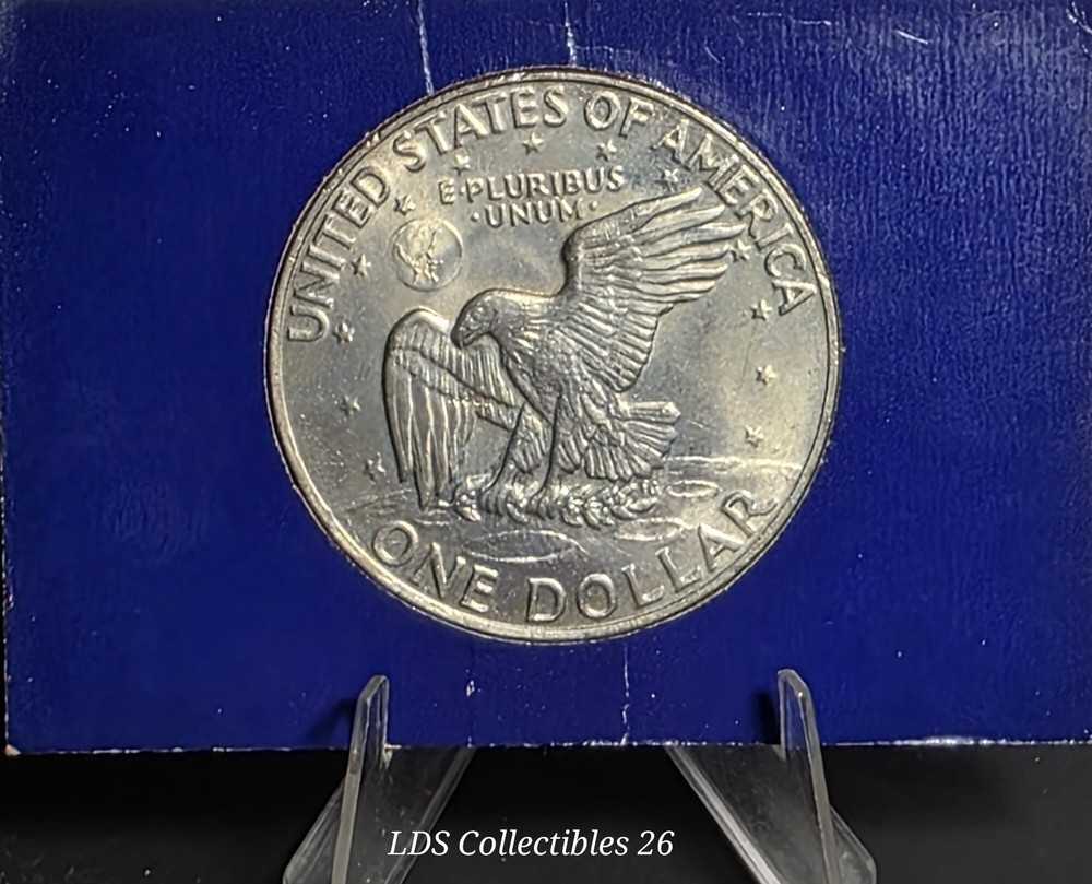 Uncirculated 1974 Commemorative $1 Eisenhower Dollar In Hard Case