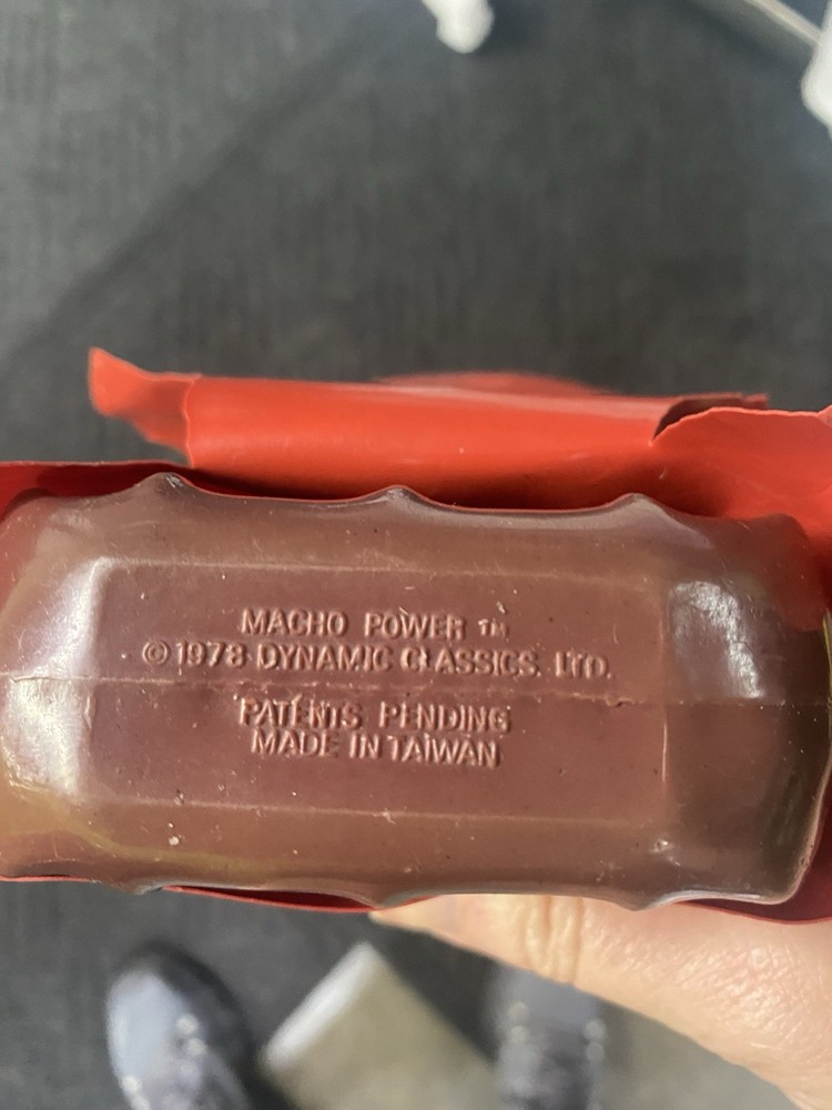 Vtg 1978 Dynamic Classics MACHO POWER Isometric Exercise Machine Cracked Handle