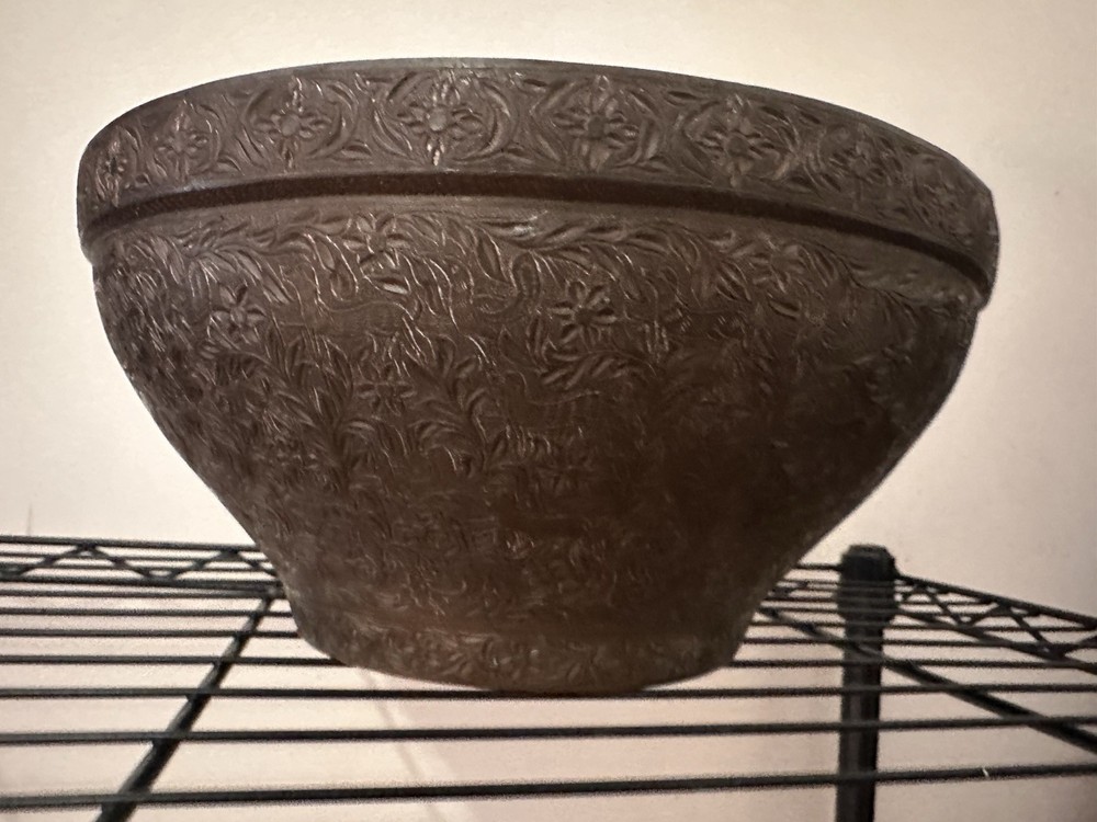 19th Century Middle Eastern Bowl 9.5x5"