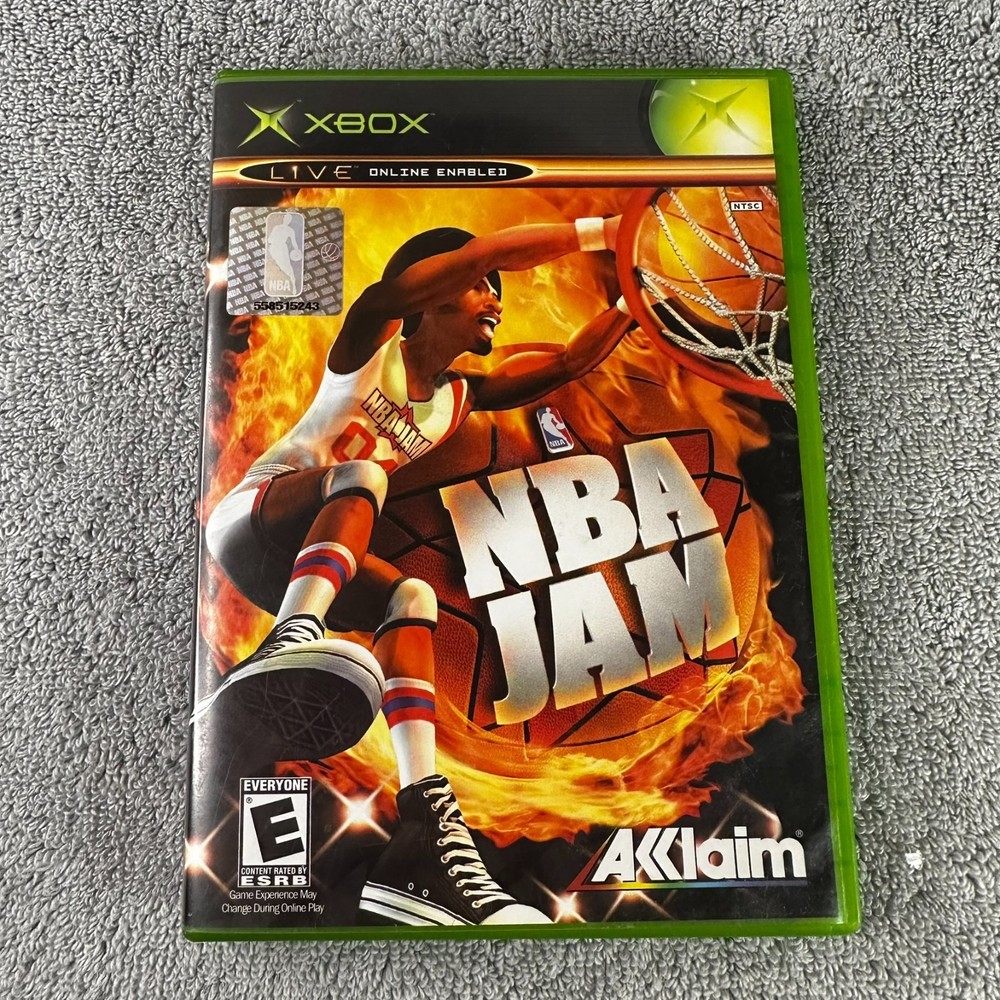 NBA JAM (Microsoft Xbox, 2003) Case Only And Manual