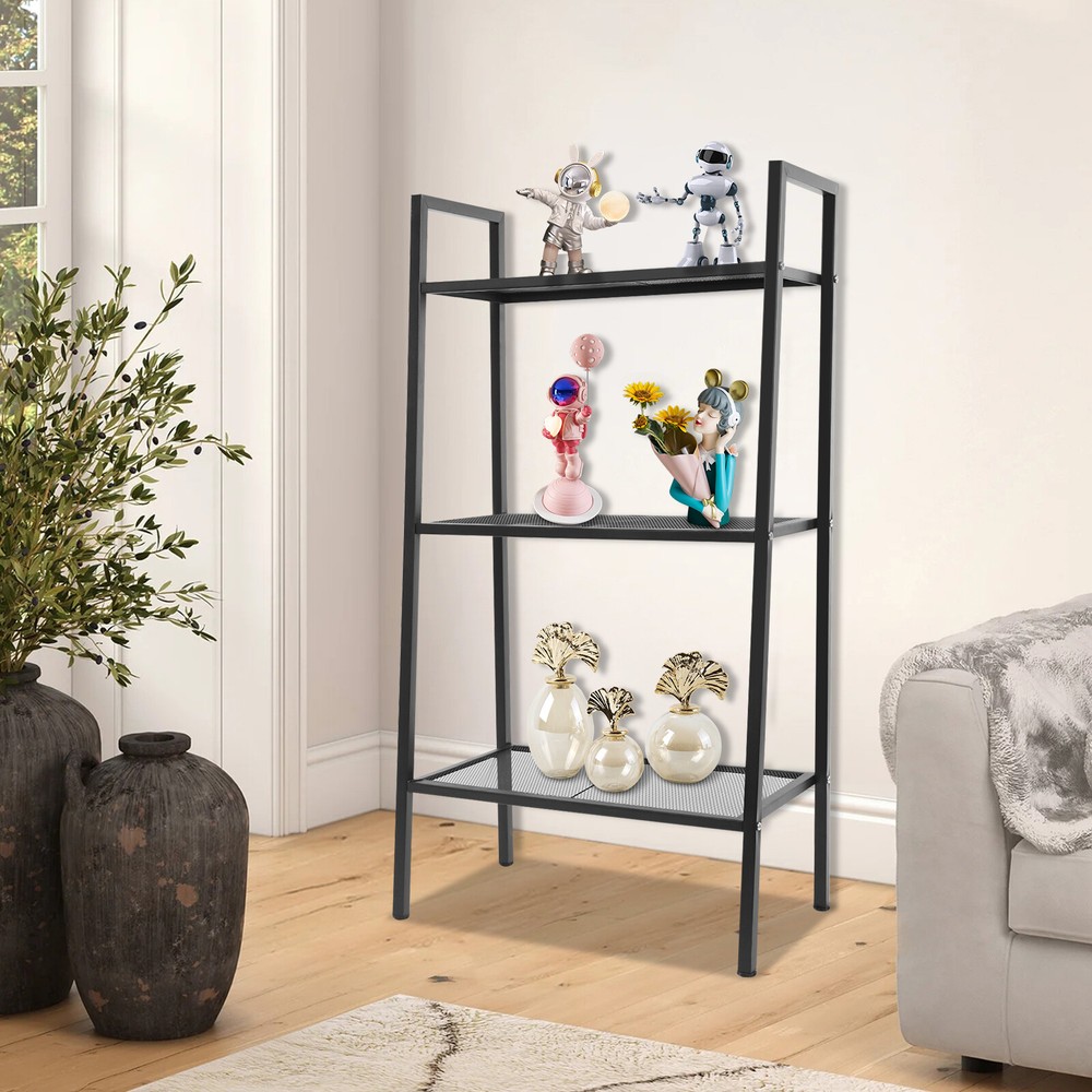 3-tier Storage Rack, Kitchen Storage Rack, Multi-tier Bookshelf, Stepped Shape