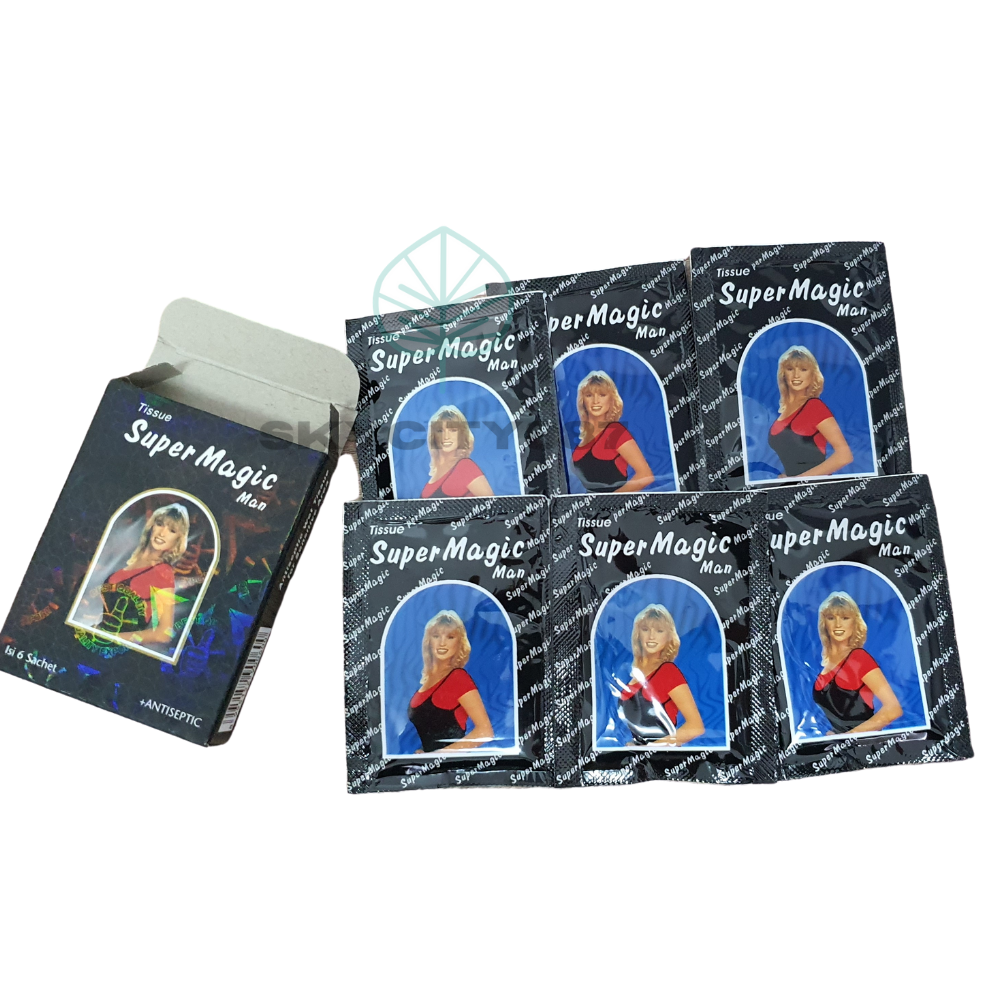 Super Antiseptic Magic Wet Tissue Longer Sex delayed ejaculation 2 box (12 pcs)