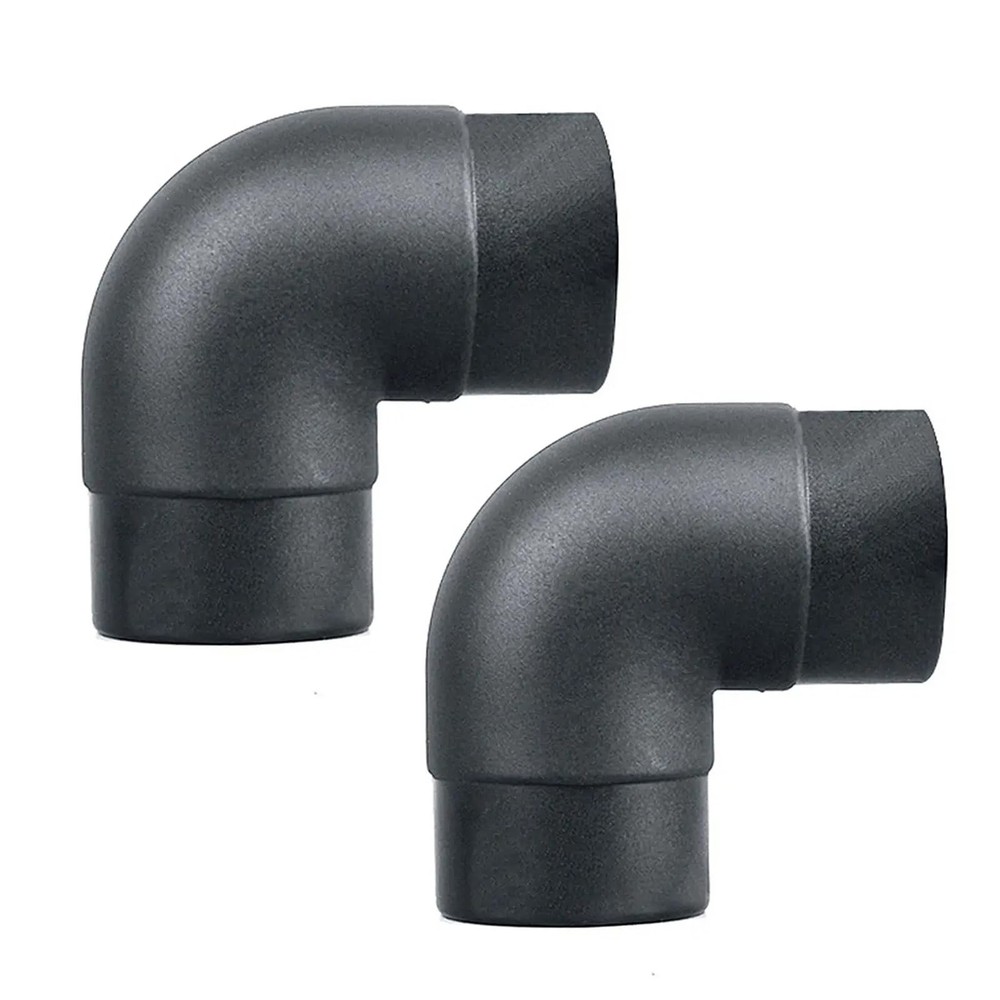 2 Pcs 60mm Universal Car Ducting Pipe Elbow Outlet, L-Shape Elbow Diesel Heat...