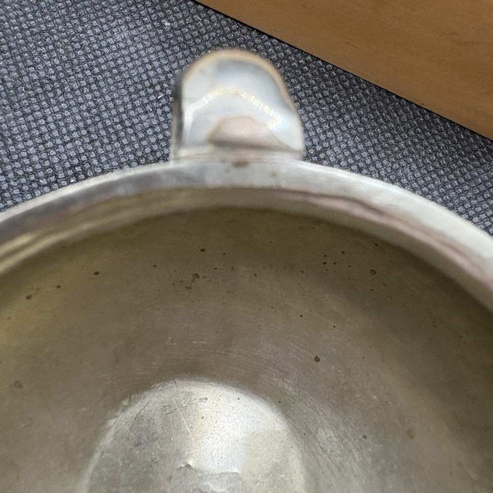 Peruvian Solid Silver Bowl - Hand Hammered "Ekeko" - .950 / .925 - 3.5"
