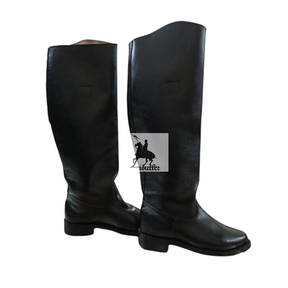 WW2 GERMAN OFFICER BOOT WITH POINTED TOE