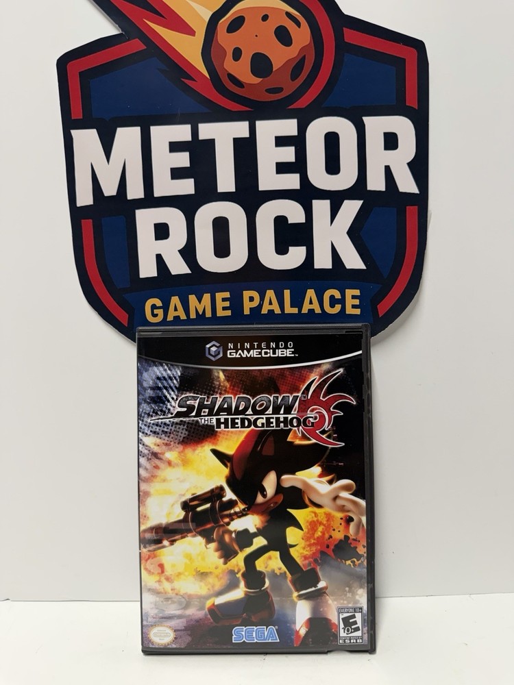 Shadow The Hedgehog - Replacement Custom GameCube Case Only - Game Not Included