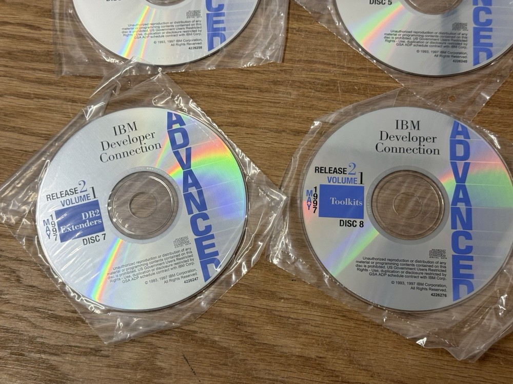 IBM Developer Connection NEW CD ADVANCED Release 2 1997 Toolkits Software