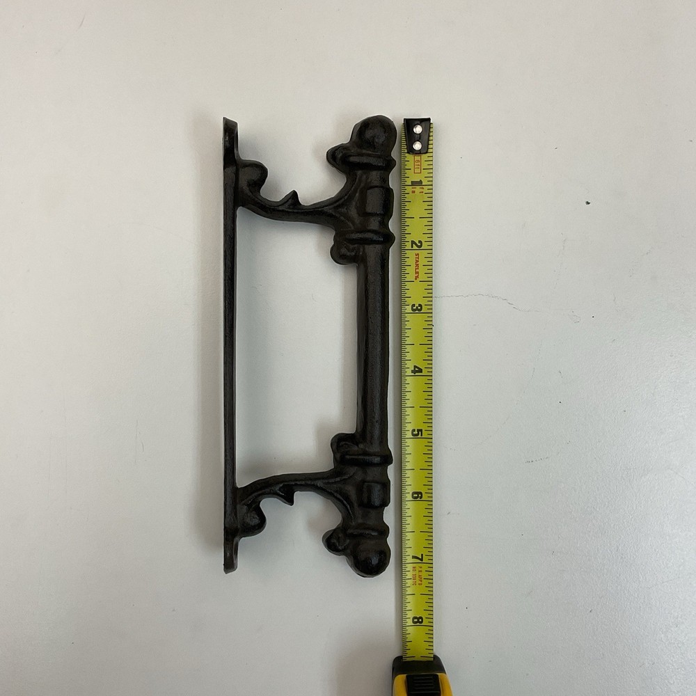 Cast Iron Decorative Door Handle Antique Rustic Style