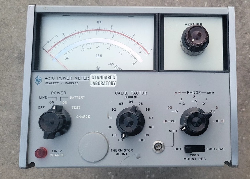 Vintage Hewlett Packard 431C Power Meter