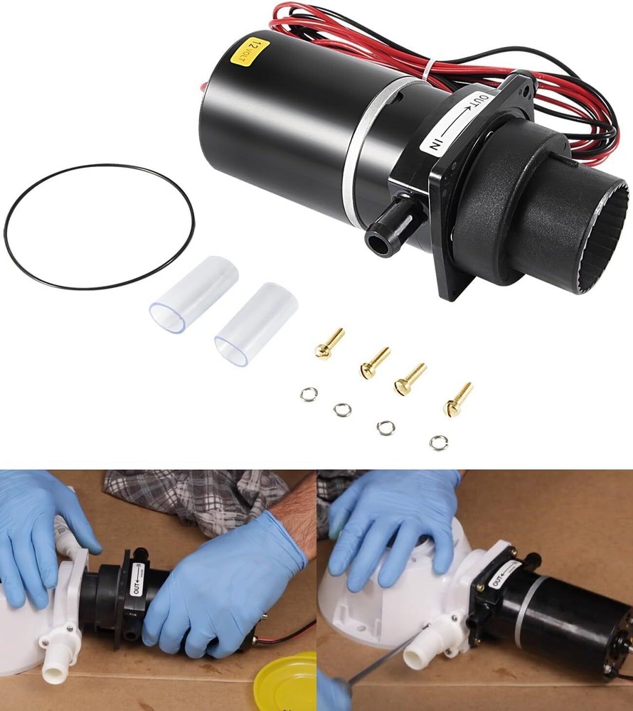 Replace for Jabsco 37041-0010 Marine Toilet Macerator Sub Assembly Kit (12-Volt)