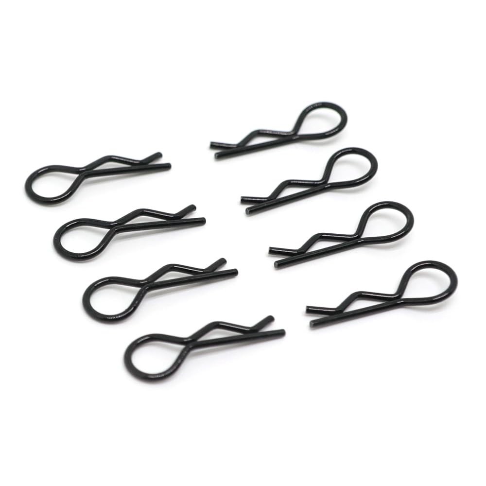8-Pack 68mm RC Car Body Shell Post Plastic Holder Mounts with Clips Small