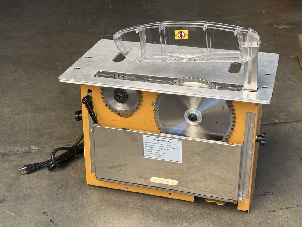 Electric Sliding Table Saw Tilt Folding Saw Multi-Function Workbench