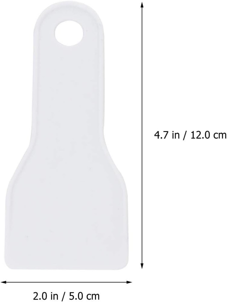 Compact Flat Ice Scraper with Gentle Round Edges - Effortless Winter Tool
