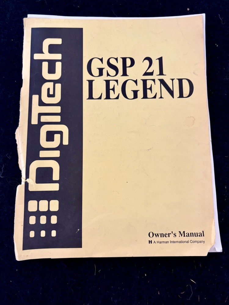 DigiTech GSP 21 Legend Foot Switch1990s - Black