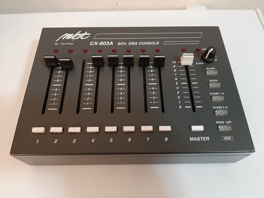 MBT Lite Puter CX-803A Dimming Console 8-CHANNEL Working