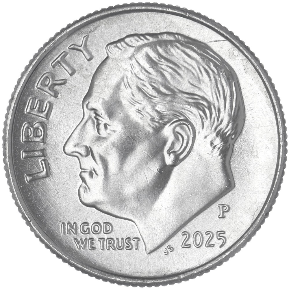 2025 P Roosevelt Dime BU