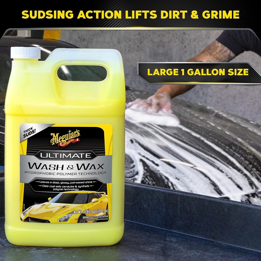 Professional Grade Car Wash & Wax Solution