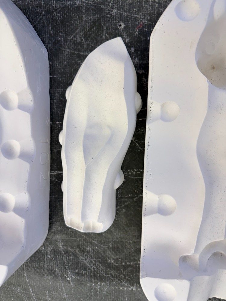 VINTAGE CASTER CERAMIC MOLD #102 SIAM CAT
