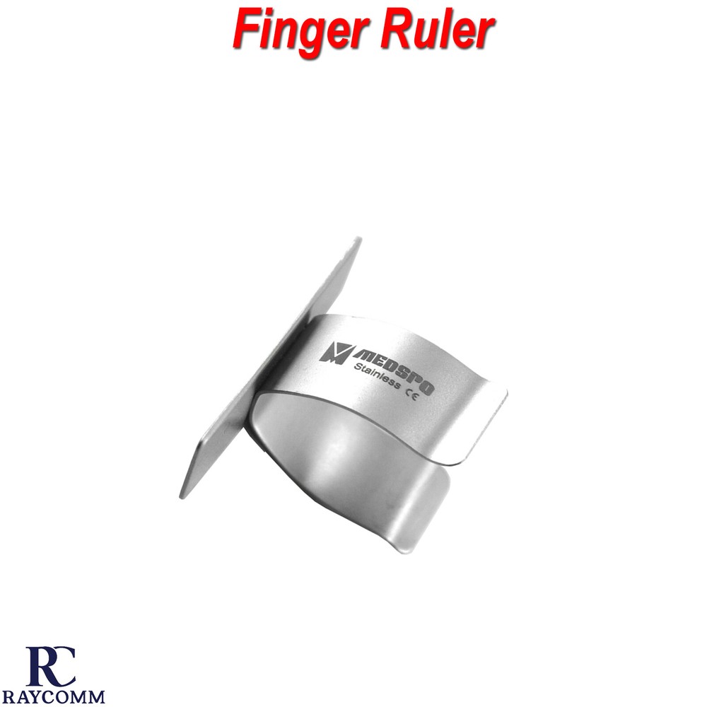 Dental Endo Finger Ruler Span Measure Scale Endodontic Ring Adjustable Tools CE