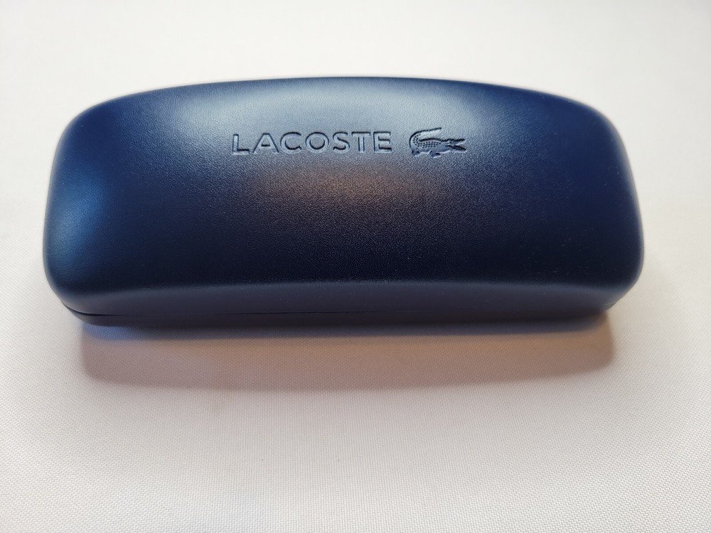 LACOSTE MEDIUM DARK BLUE HARD SUNGLASS CASE