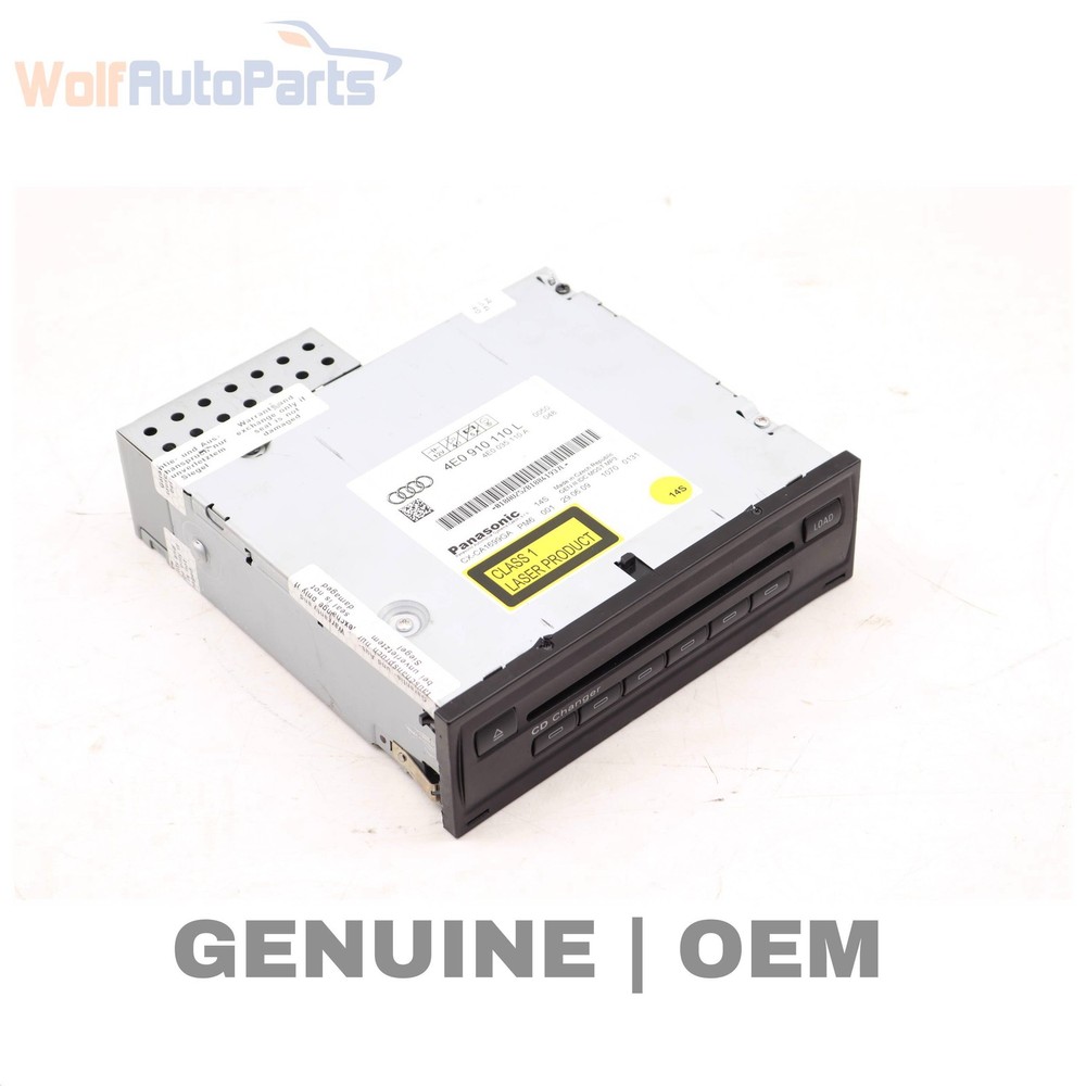 2009-2011 AUDI Q5 - 6 DISC CD Changer 4E0035110A
