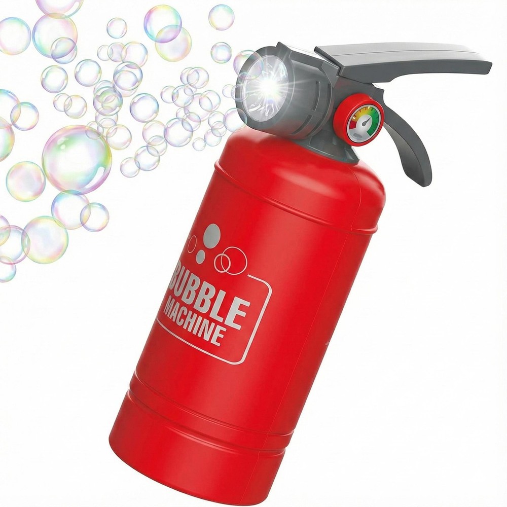 Fire Extinguisher Bubble Machine Toy for Kids