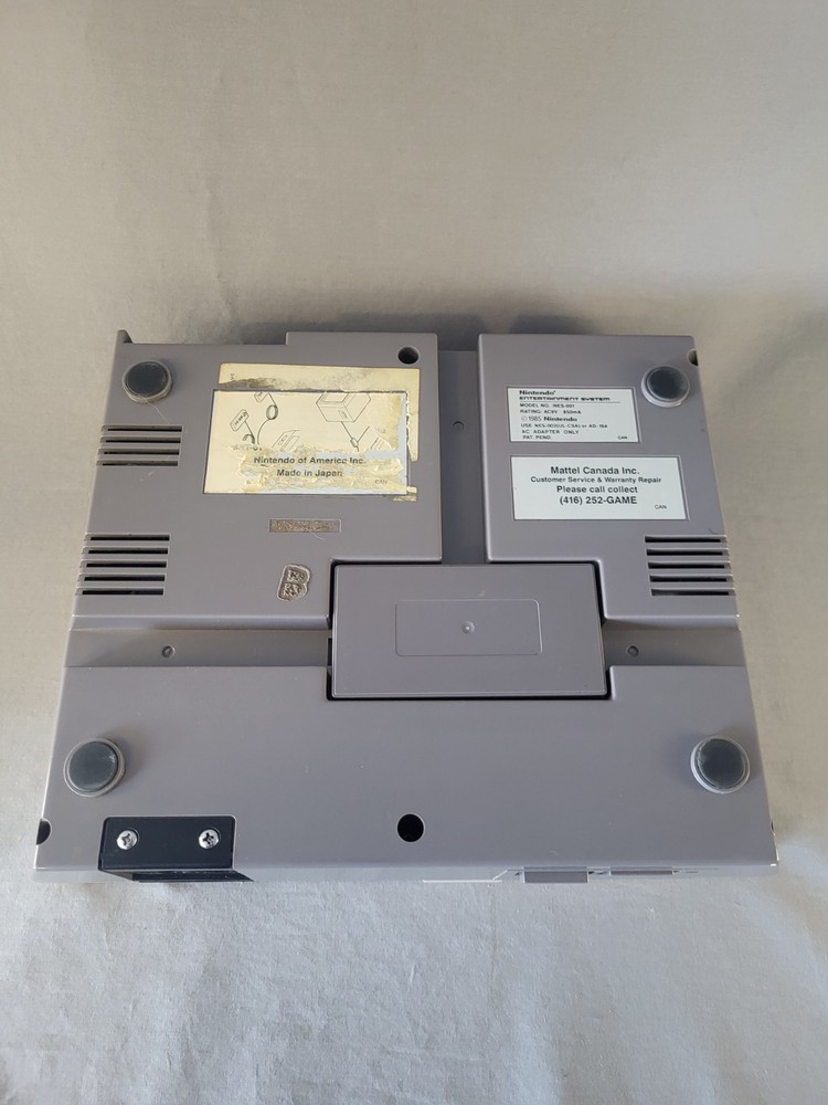 Nintendo NES Console - NES-001 - Cords & Controller - Tested - Pins Cleaned!