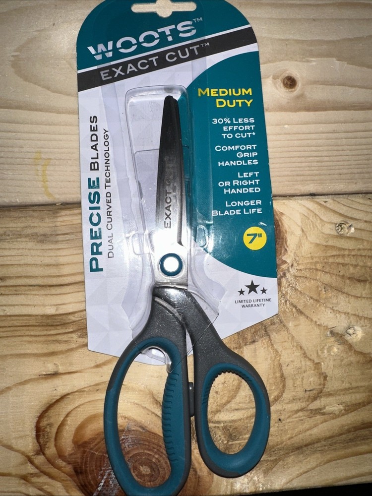 Woots 7" Exact Cut Medium Duty Scissors