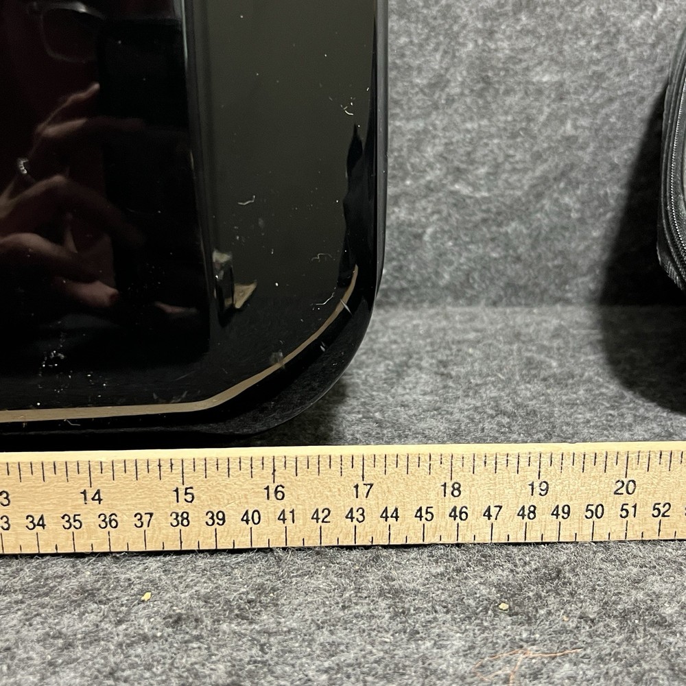 Authentic MINI Cooper Black/Red Rolling/Locking Cabin Trolley Suitcase