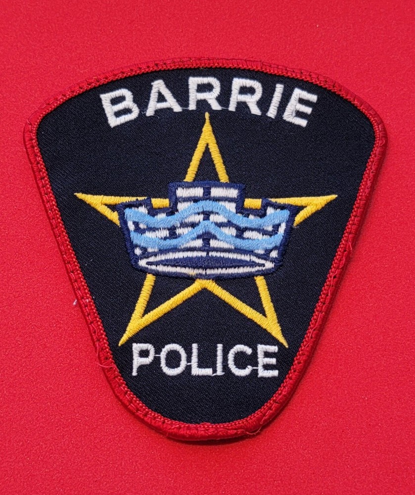 Barrie Ontario Police Patch ~ Canada