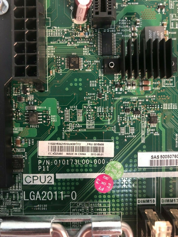 IBM 00Y8499 System Board X 3650 M4- V1 Processor Board 00Y8499