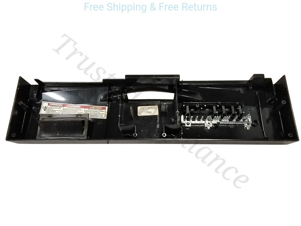Dishwasher Control Panel ONLY W10533020 BLACK