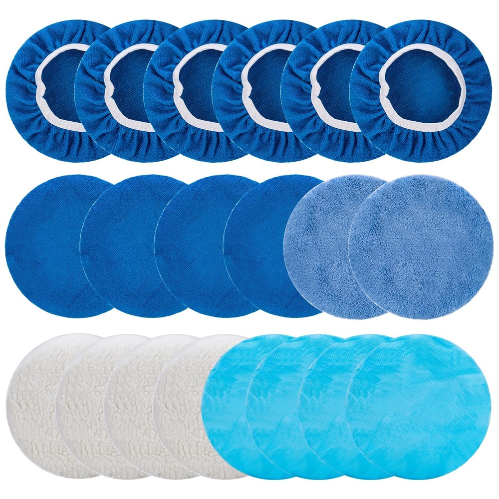 THINKWORK 20 Pcs Car Polishing Pad, Buffing Pad for 20
