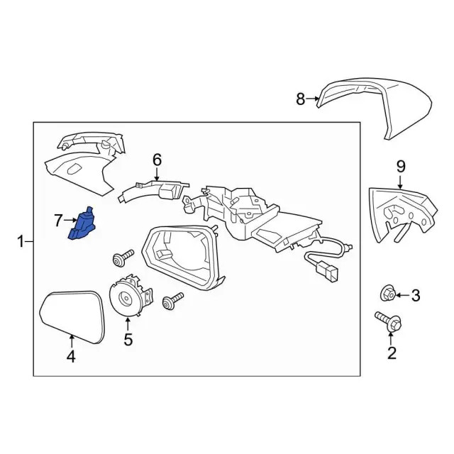 Genuine Ford Courtesy Light KR3Z13B375A