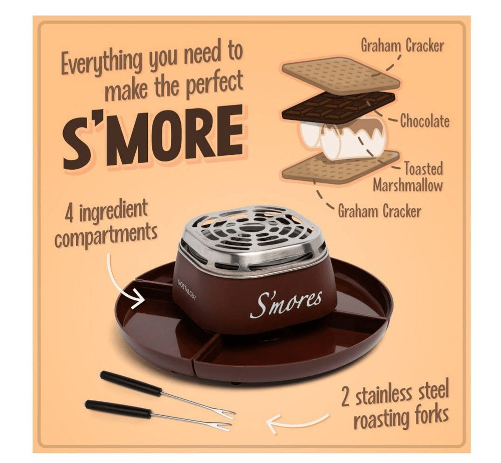 NIB NOSTALGIA SMORES MAKER