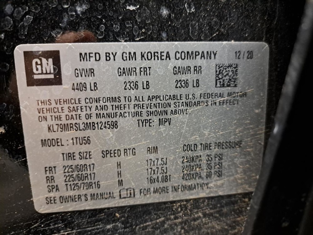 2021 Trailblazer Camera/Projector Sku#4054157