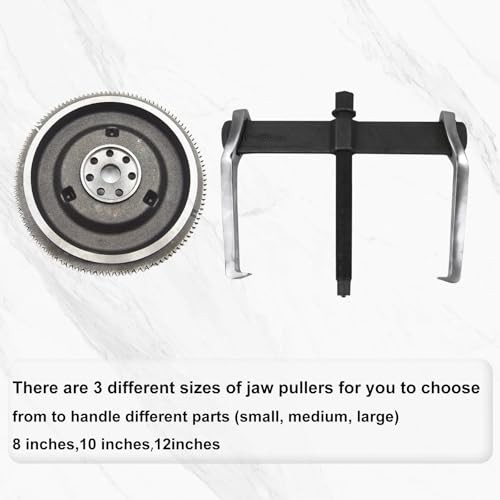 Versatile 2-Jaw Gear Puller Tool Adjustable CR-V Bearing Puller Gears 10-Inch