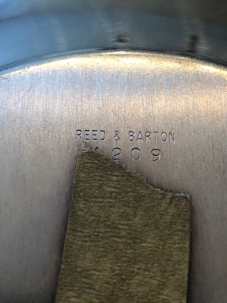 Reed & Barton Silverplate 10.5” Plate Number 1209