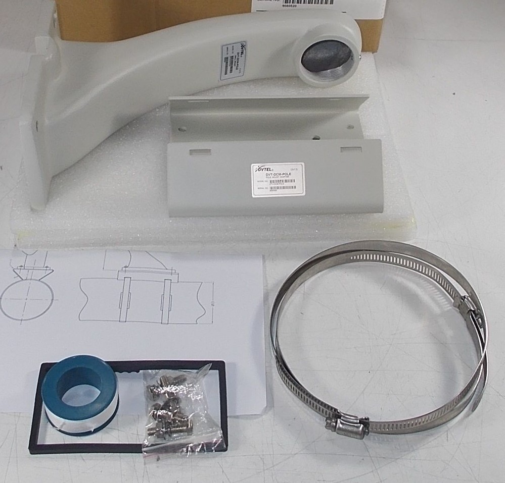POLE OR WALL MOUNT FOR SURVEILLANCE CAMERA DOME