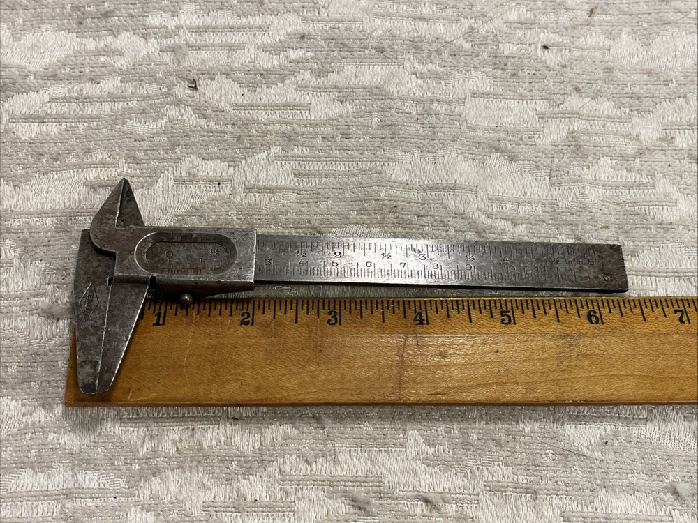Vintage Jordan Full 5’’ Inside Outside Depth Vernier Caliper ( Germany ) - 7665