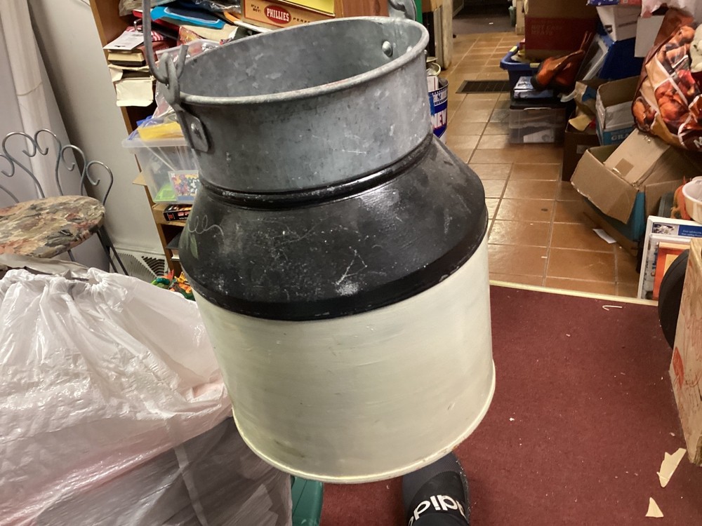 Painted Can Galvanized Steel with handle