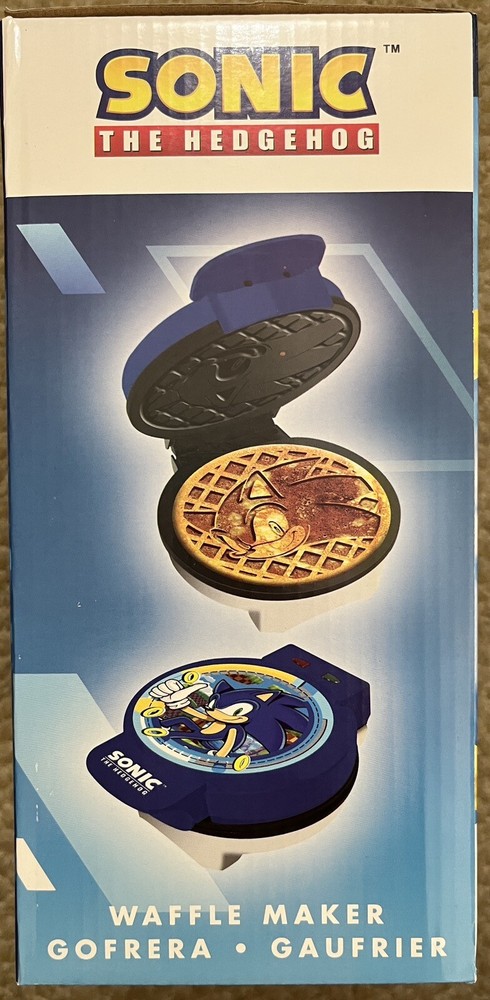 BRAND NEW! Sonic The Hedgehog Waffle Maker