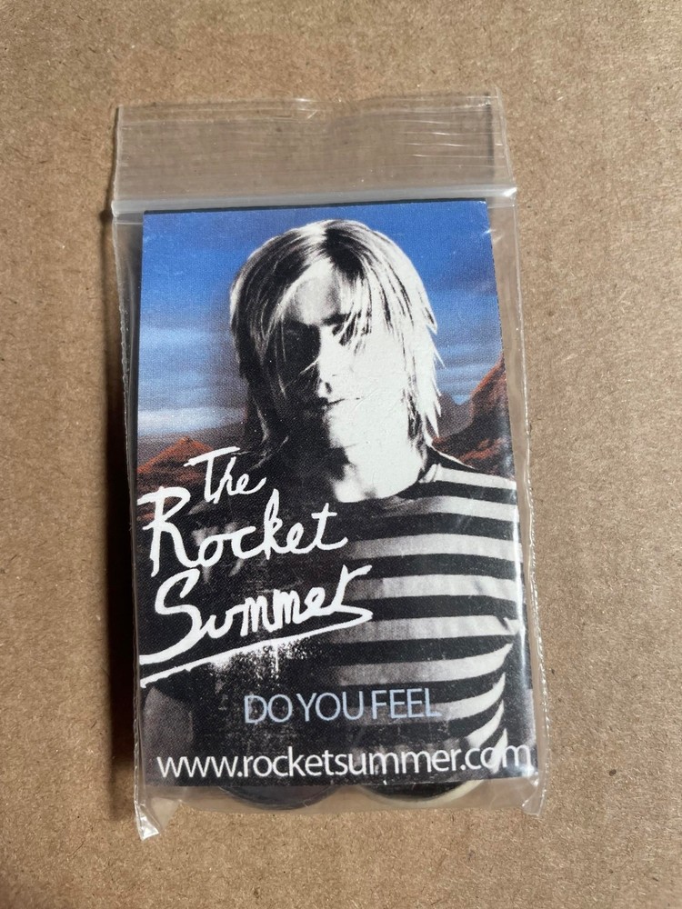 The Rocket Summer promo pin set - (5) - all 1"
