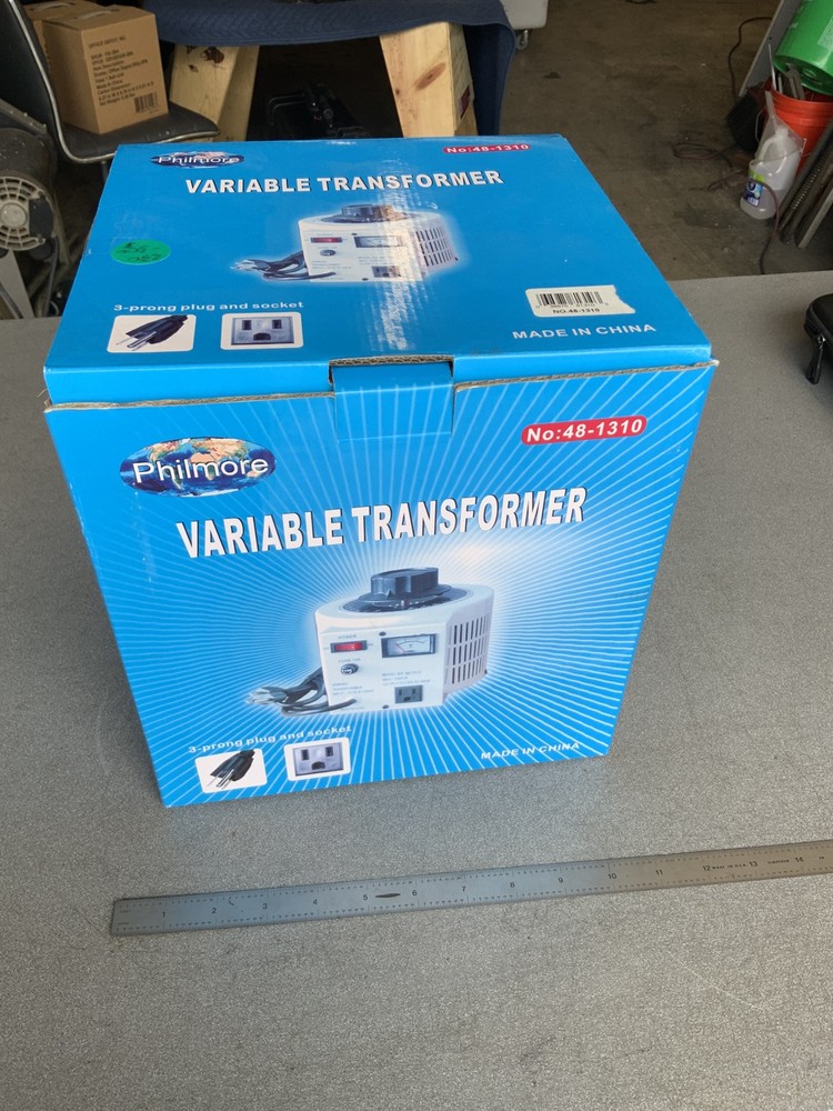 Philmore 48-1310 Variac 1000W Variable Voltage Regulator